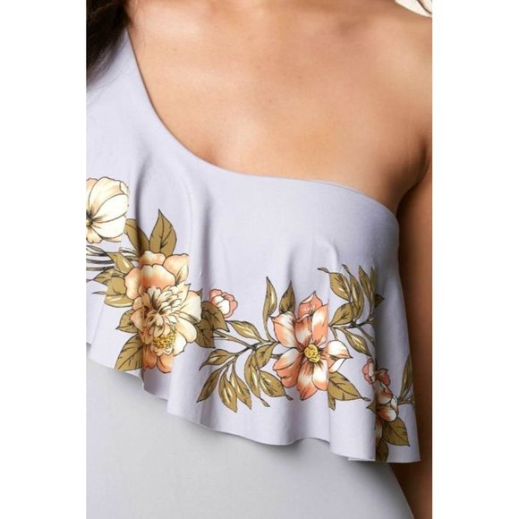 O'NEILL Swimwear ALOHA FLORAL RUFFLE ONE PIECE Swimsuit ( S ) - Picture 6 of 6